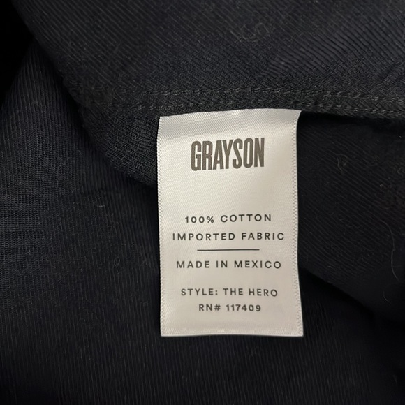 Anthropology Grayson The Hero Navy cotton shirt size 1 - Picture 12 of 12